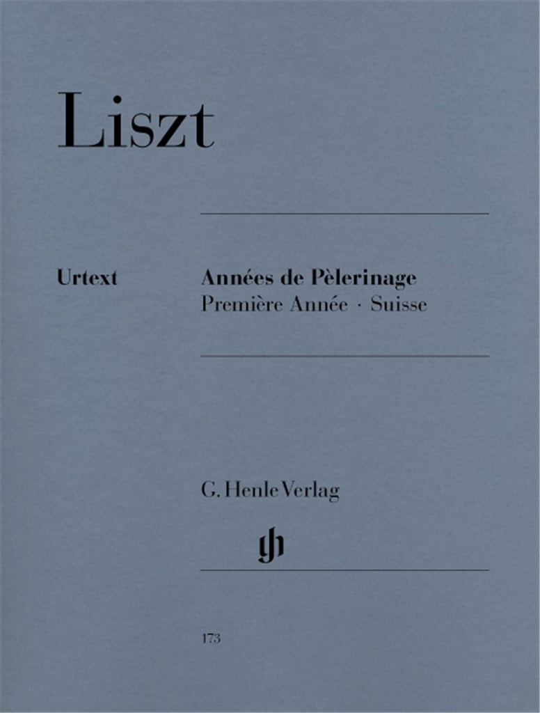 Années de Pèlerinage, Première Année - Suisse